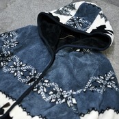 reversible animal fleece jacket