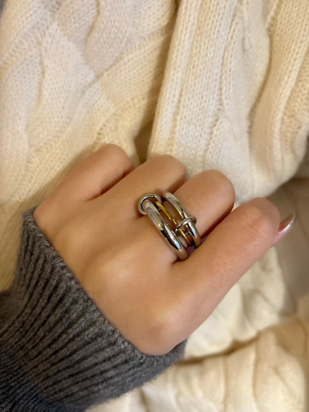 Triple stack ring