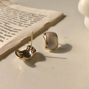 Marble enamel pierce earring＊M-67