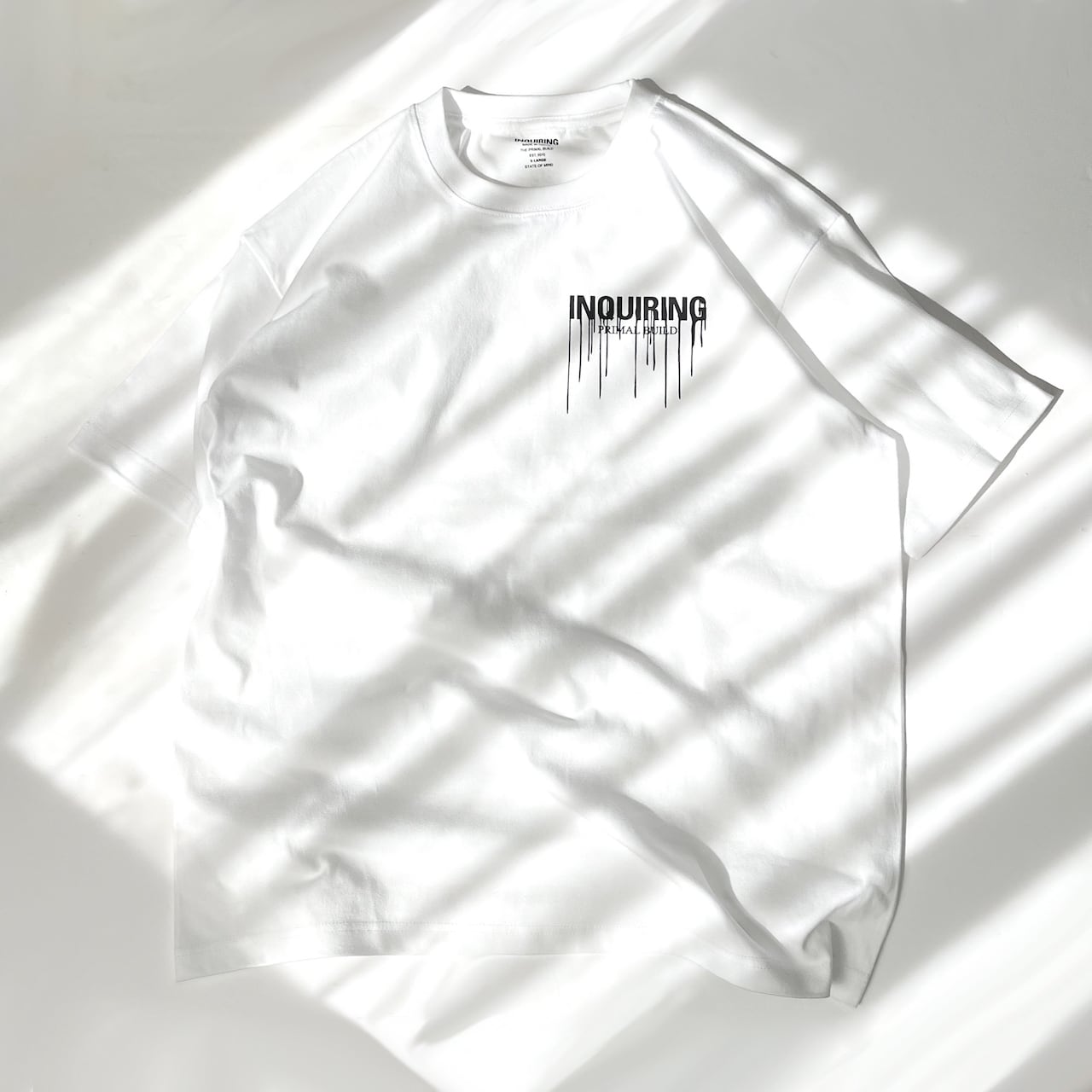 DROOP LOGO T SHIRT WHITE