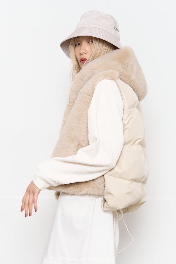 Muel Chic ミュエルシック / Mont Fake mouton Vest モントフェイク