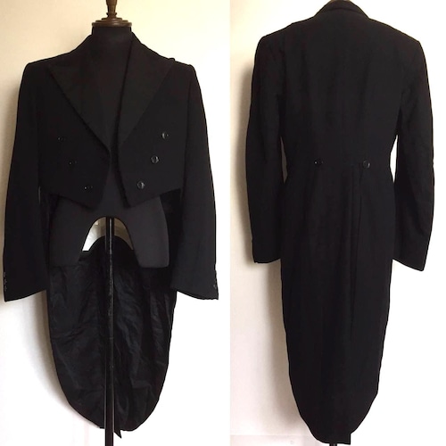 Antique 1950 Long Tail Coat