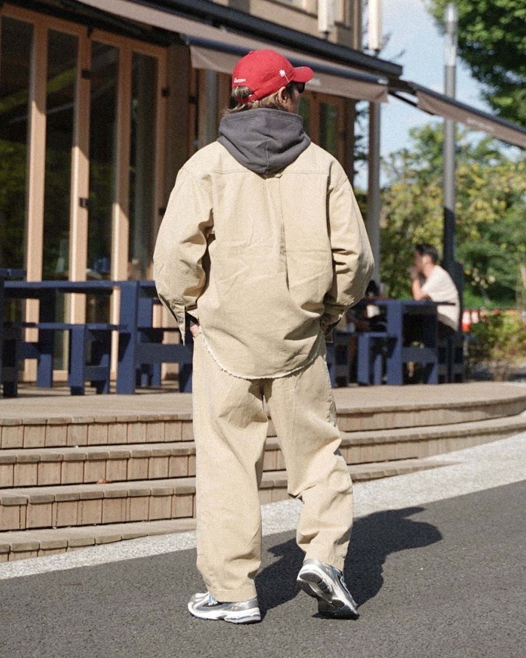 Re:room】VINTAGE WASHED COLOR TUCK WIDE PANTS［REP306］ | #Re:room