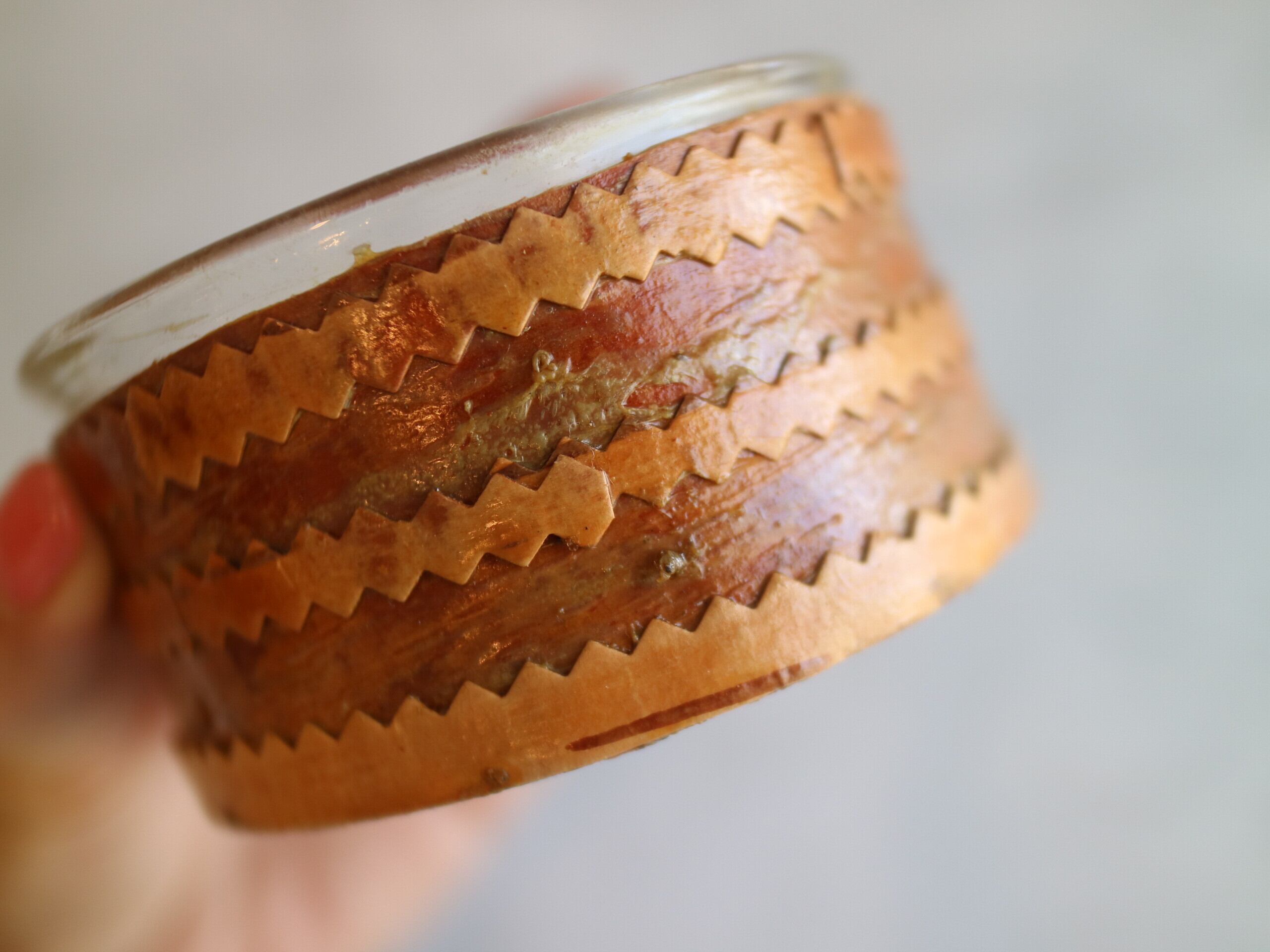 【北欧ヴィンテージ】白樺の筒形キャニスター 白樺のヴィンテージキャニスター / 蓋付き / 木箱 No.5394 | Taloni