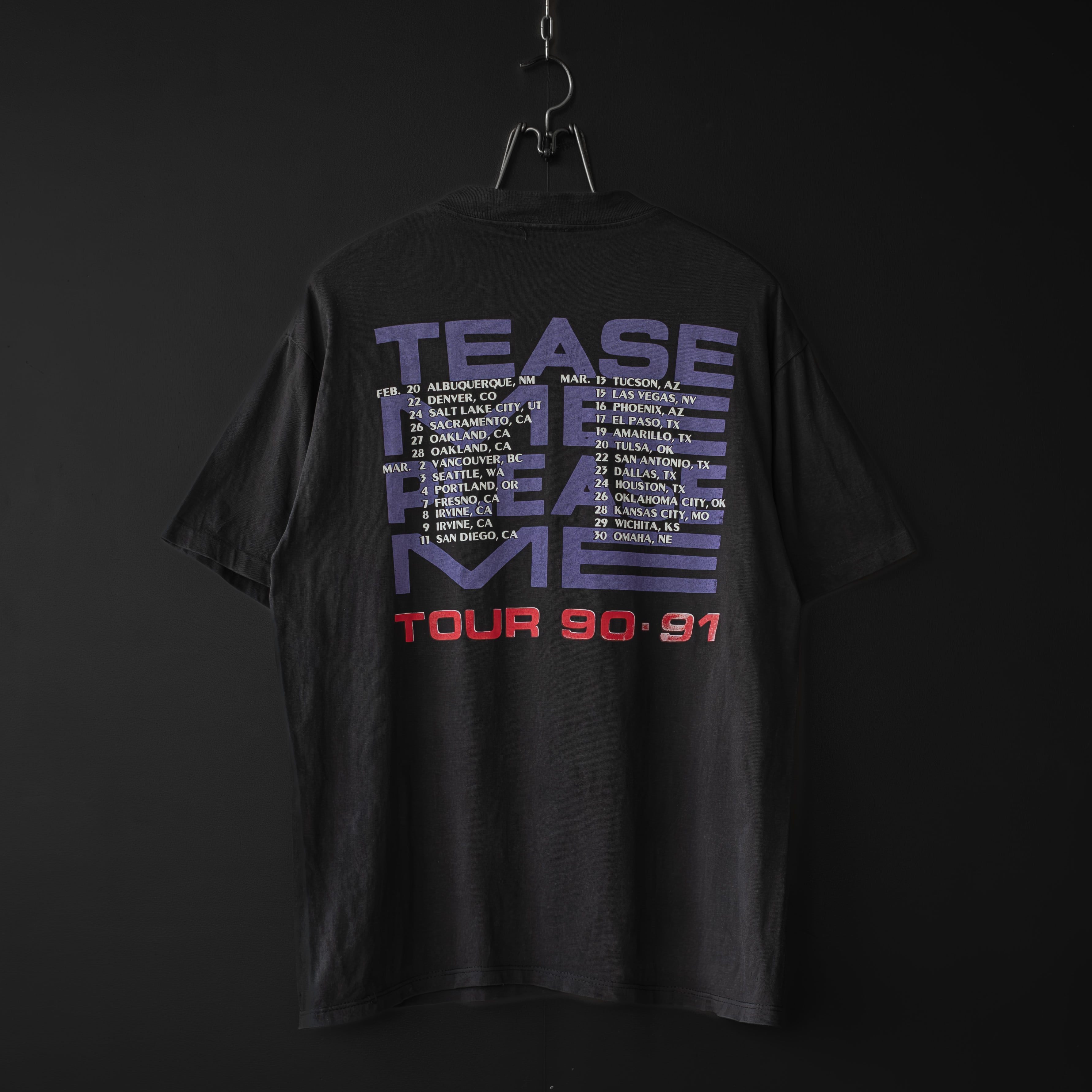 used- 1990-91 Scorpions tour tee (Tease Me Please Me) | dros dro