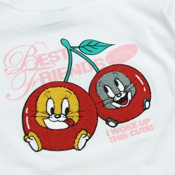 トムとジェリー さくらんぼ Tシャツ 半袖 tシャツ SEQUENZ