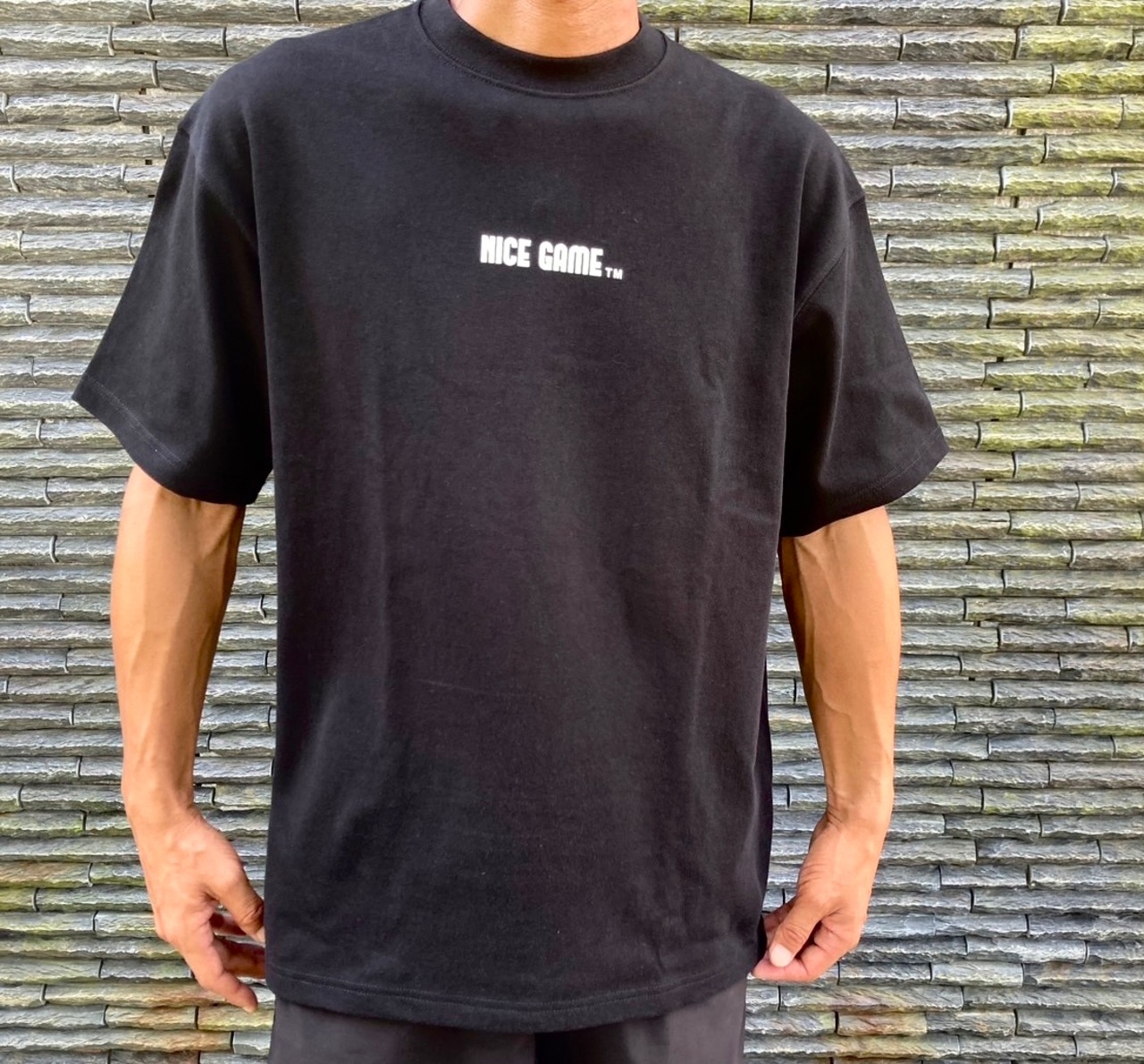 9.1oz  ビッグシルエット Tシャツ_type2/ブラック
