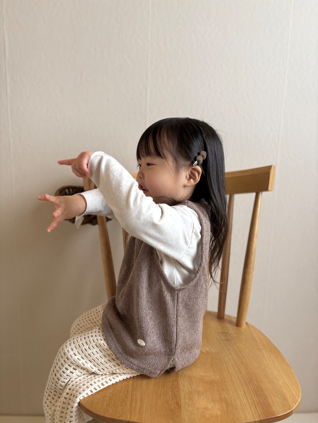 《即納》送料無料【atomeme】mini knit vest