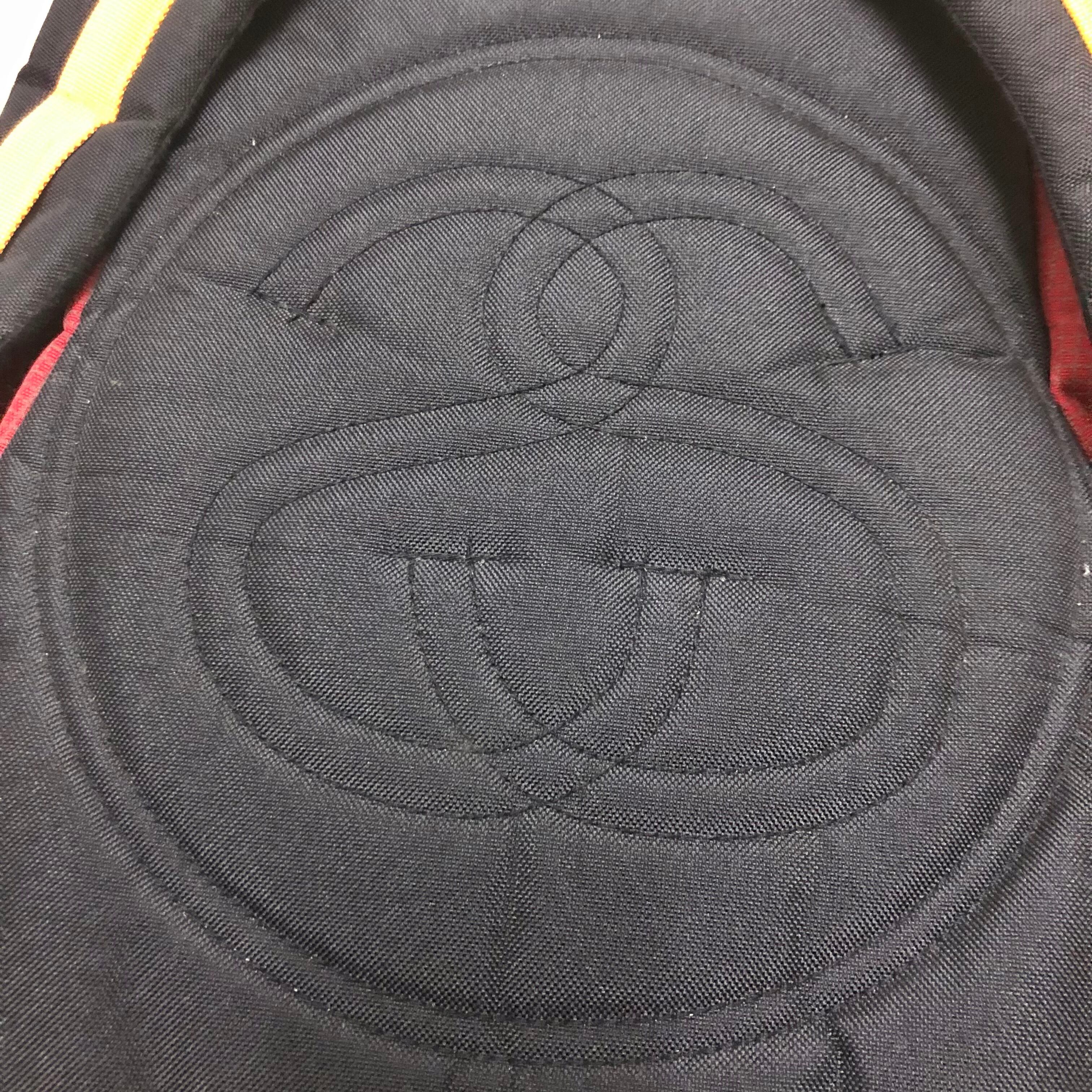 ステューシー old stussy付きリュック 赤/グレー 90s OLD STUSSY/Backpack/紺タグ/バックパック/リュック/レッド