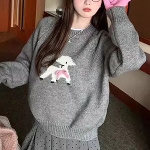 3色／アニマルポイントニット ・9536