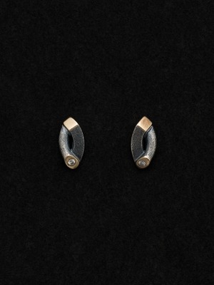Diamond Pierced Earrings