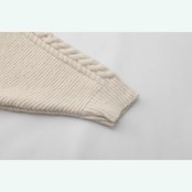 花刺繍ロングニットカーディガン 《Y0415》