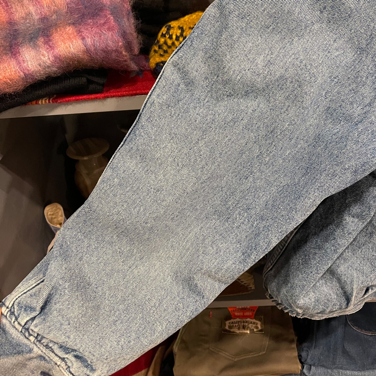 80s Levis Denim Boa Jacket | VOSTOK