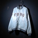 FUBU ナイロンスタジャン アイスブルー フブ XL