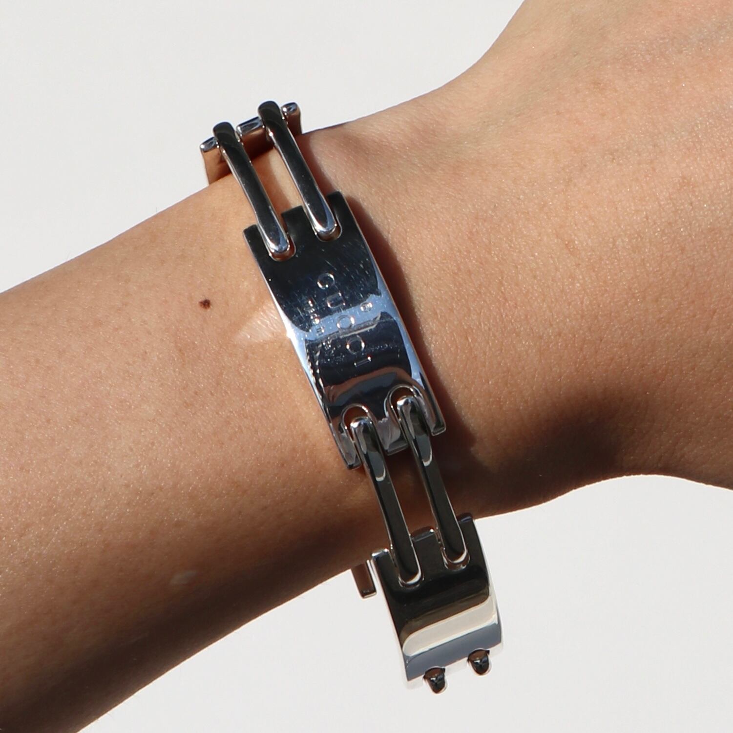 GUCCI グッチ プレート リンク ブレスレット シルバー925 | 2122 