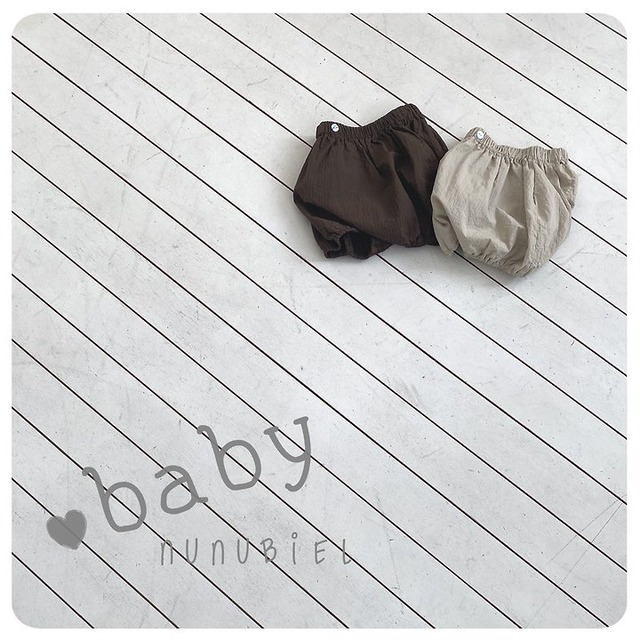 【取寄】nunubiel｜watten bloomer｜ワッテンブルマ｜S-L｜baby｜26 summer 2nd
