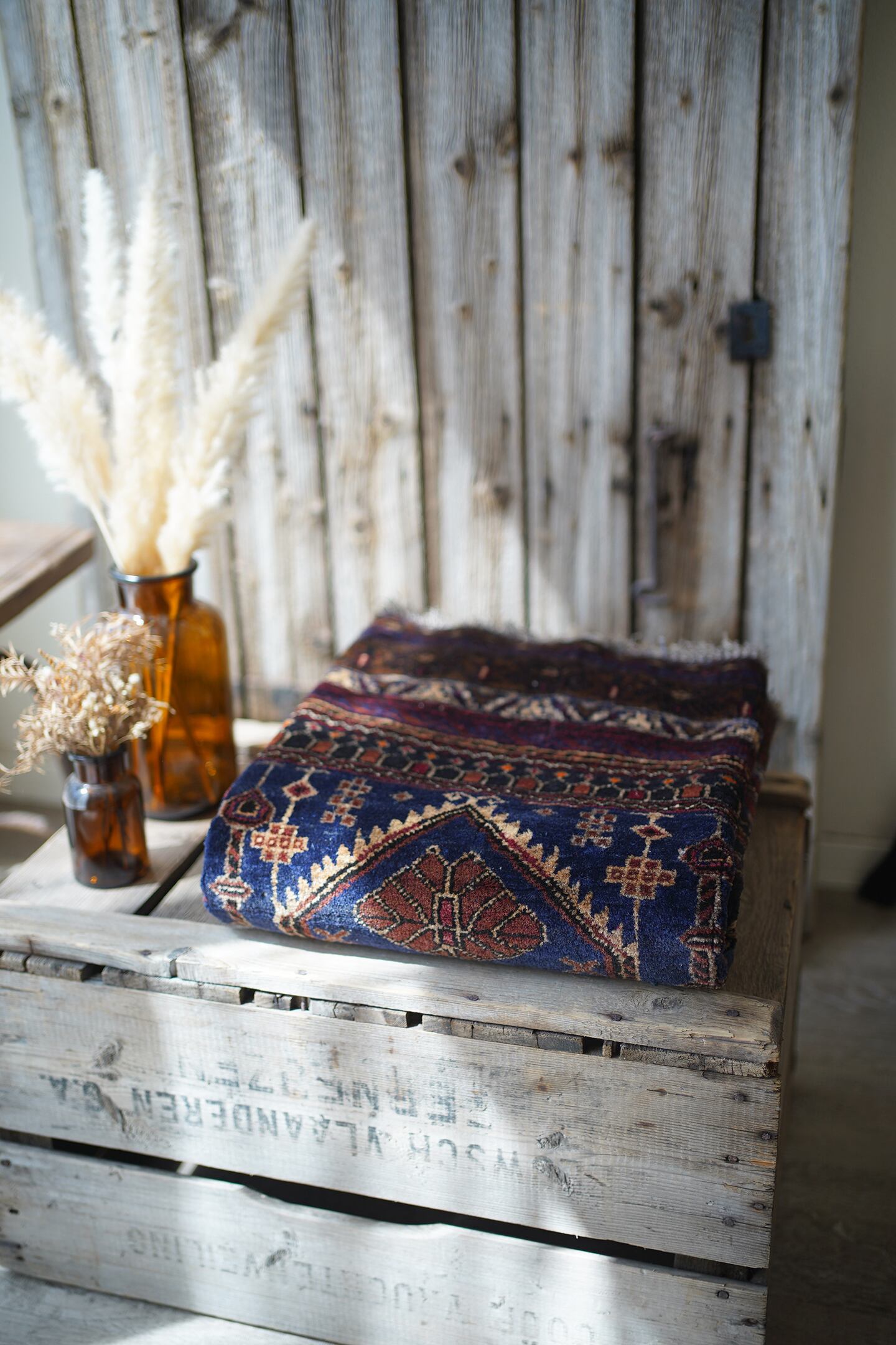225】Vintage Afghan Baluch rug 1960's | ヴィンテージラグ専門店