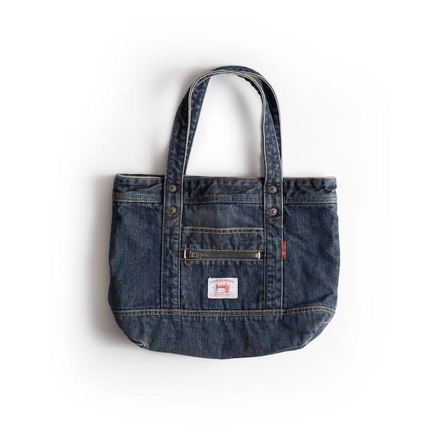 RAINBOW SELVEDGE DENIM SMALL TOTE BAG USED【セルヴィッジ デニム スモール トートバッグ USED】