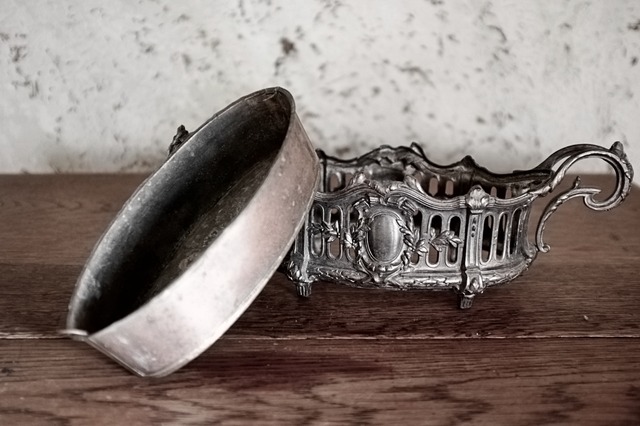 19世紀 フランス 植物たちによる植物たちへレギュール製ジャルディニエール アンティーク