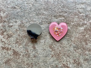 ゴルフマーカー・ハート (マグネットタイプ)