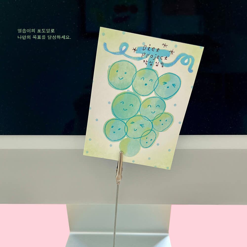 greenyeveryday】メモ帳 memopad green grape | 韓国文具・雑貨