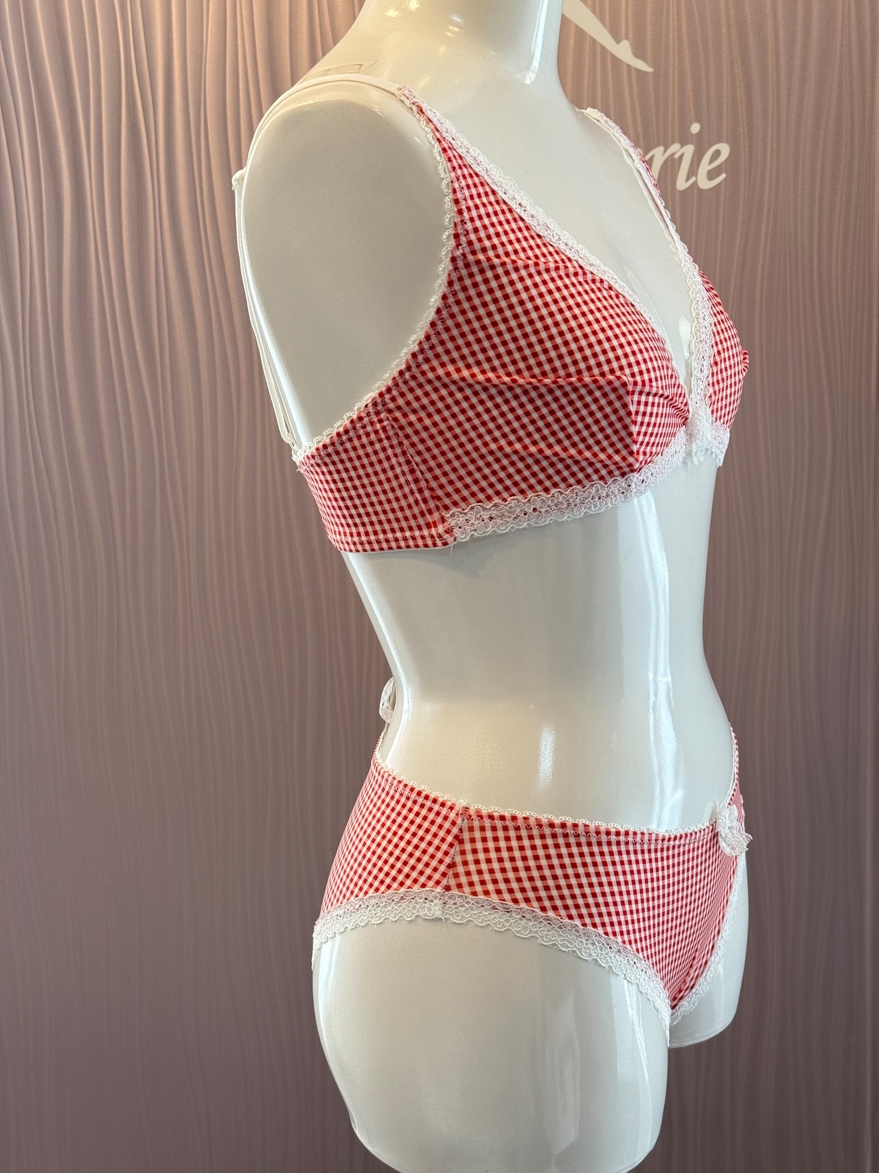 VICHY 　レッド　ショーツ　2サイズ　 ヴェルデッシマ