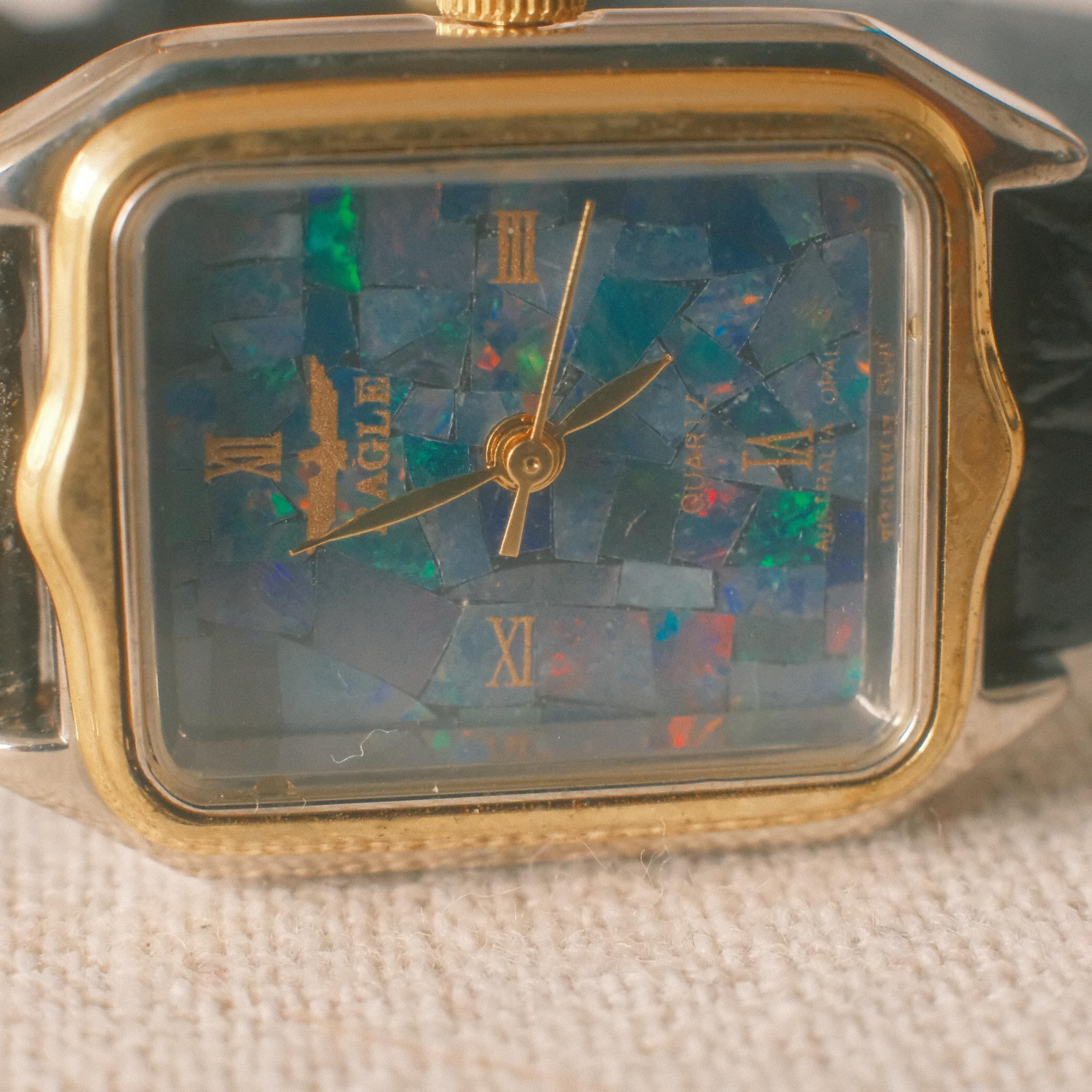 Australian Opal モザイクフェイスウォッチ | flemington 