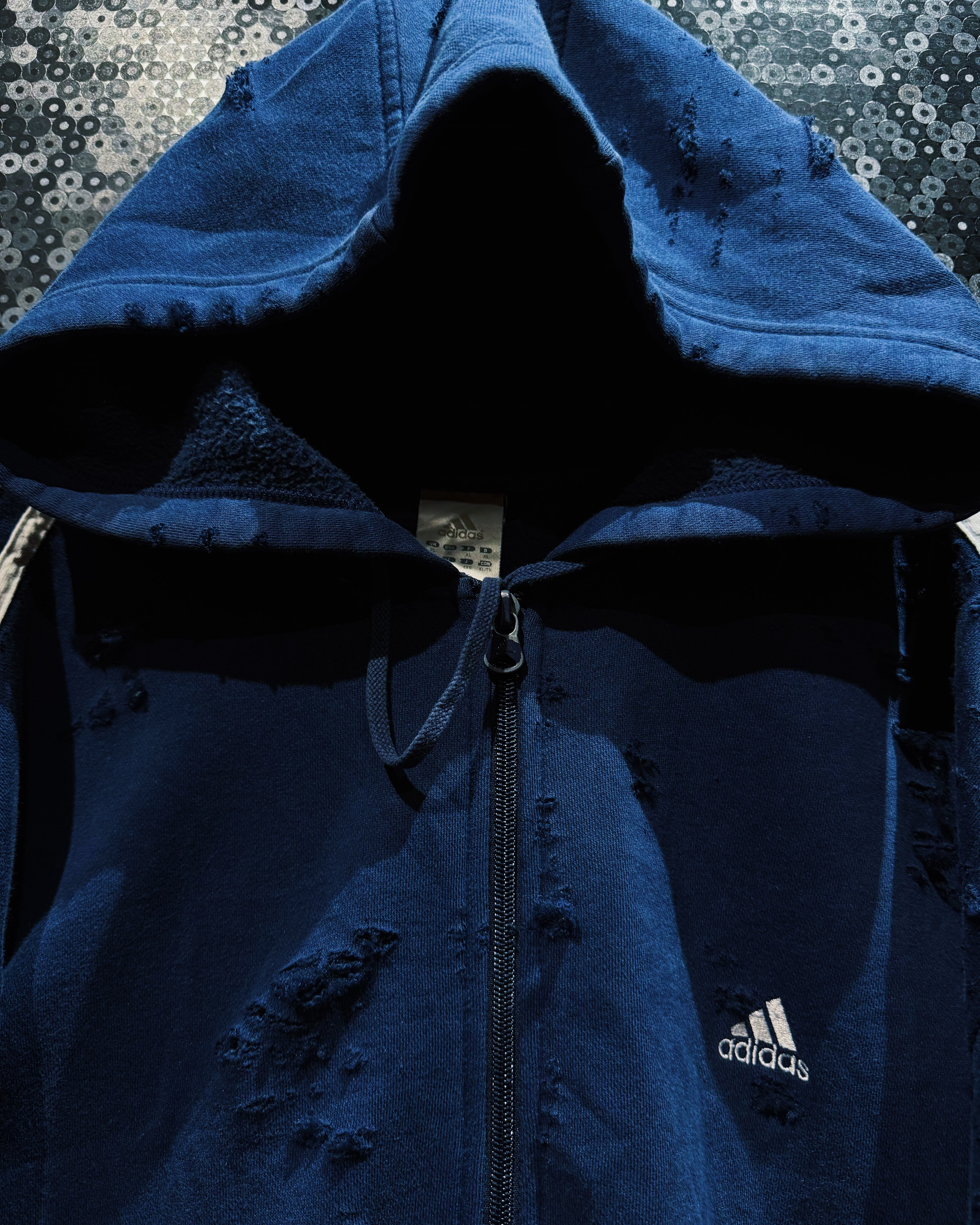 ÆIEM】original”boro”remake” “adidas” vintage Triple-White Stripe