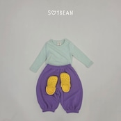 【取寄】SOYBEAN ジャムストライプ上下セット|秋服|韓国子供服| 26/AT