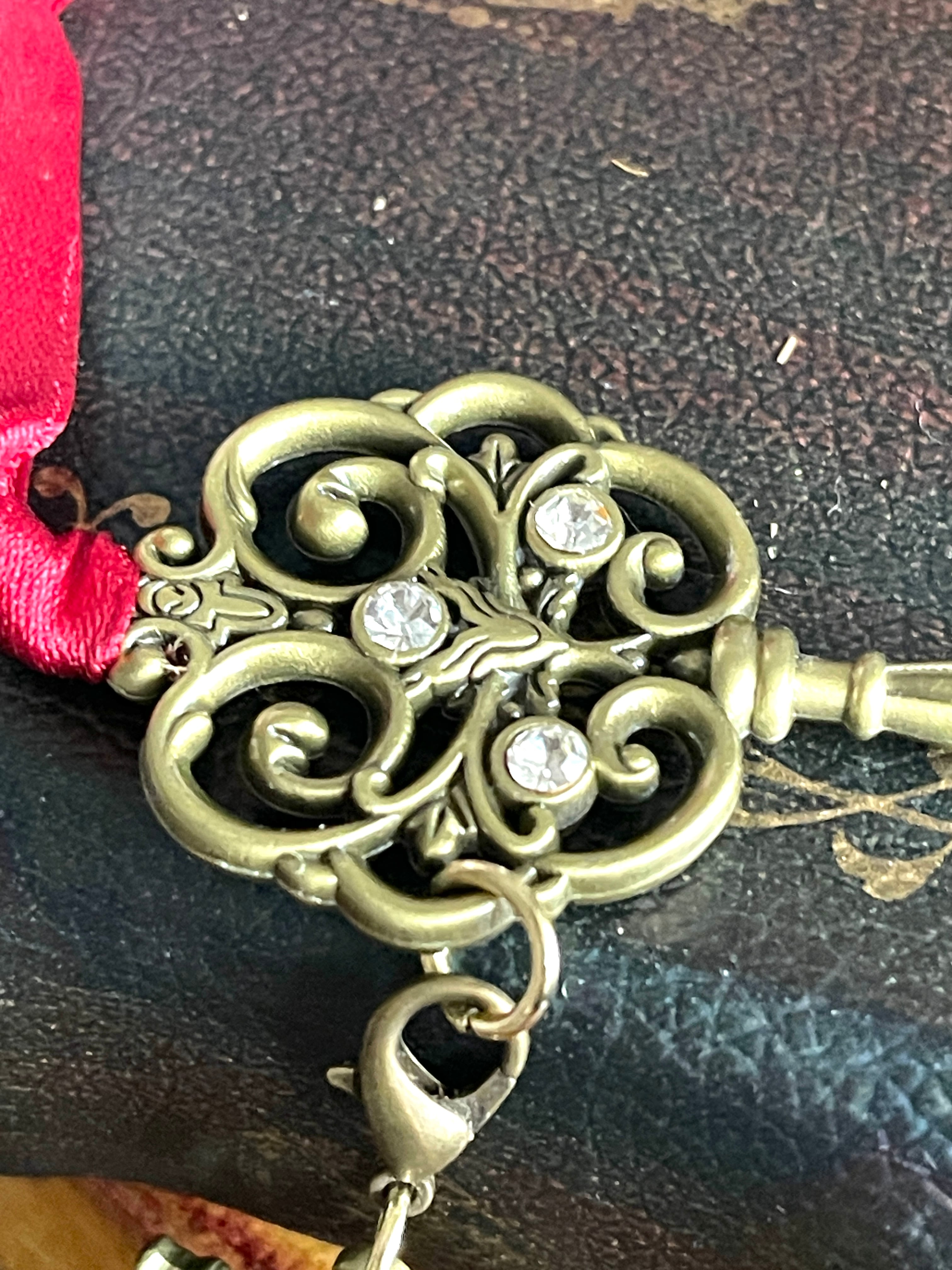 ◇アリス◇ラビット◇白うさぎ◇オーナメント◇キーリング