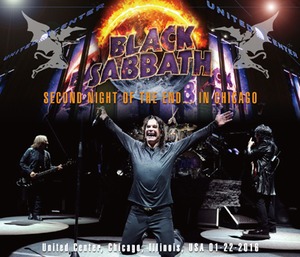 NEW  BLACK SABBATH    SECOND NIGHT OF THE END... IN CHICAGO  2CDR+1Bluray　Free Shipping