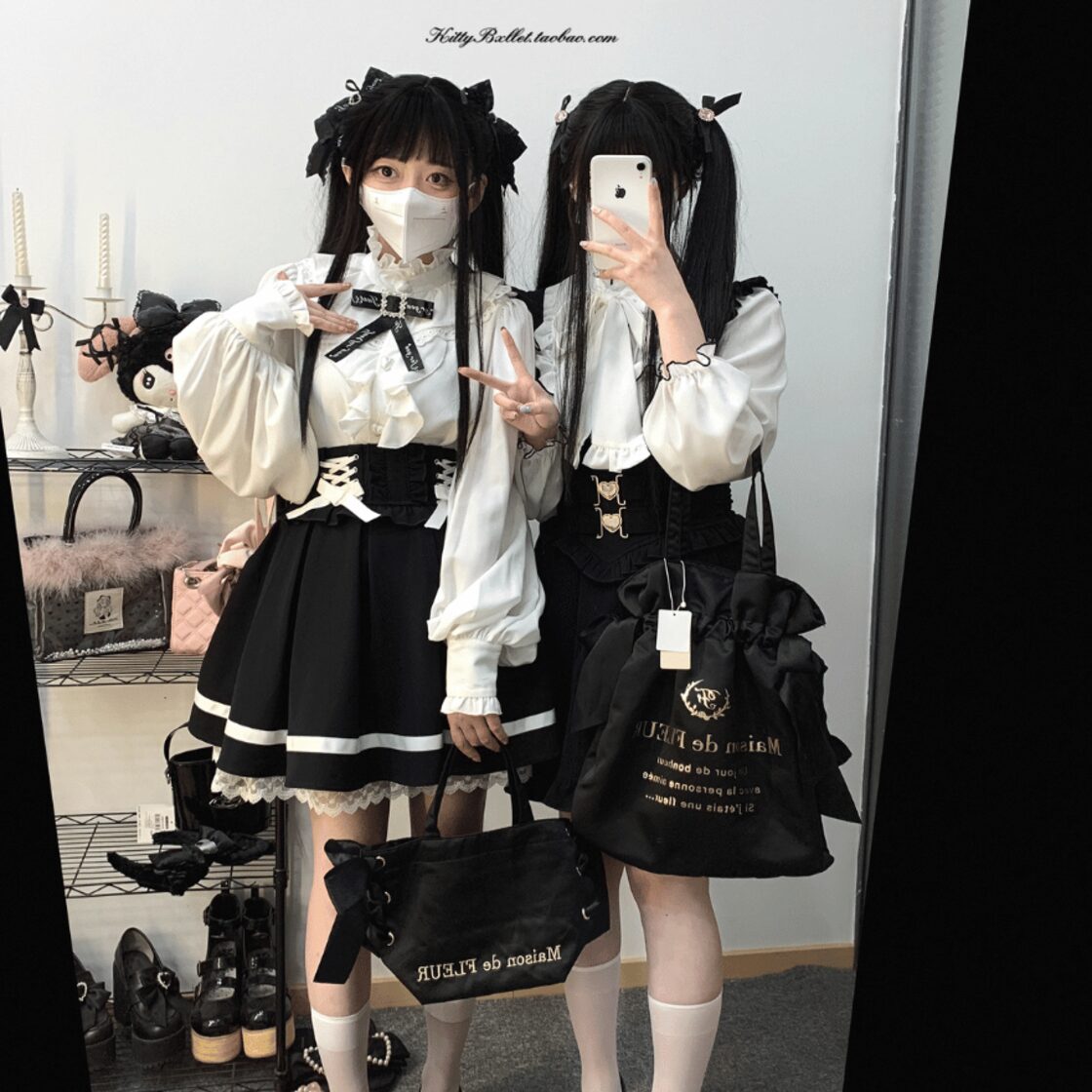 ロリータファッション通販 SEASONZ ゆめかわ 編み上げ ミニ