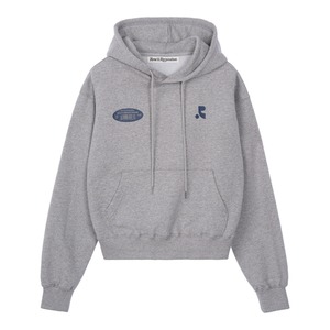 [rest & recreation] RR 22 LOGO CROPPED HOODIE - GREY 正規韓国ブランド 韓国ファッション 韓国代行 rest recreation レストアンドレクリエーション restrecreation