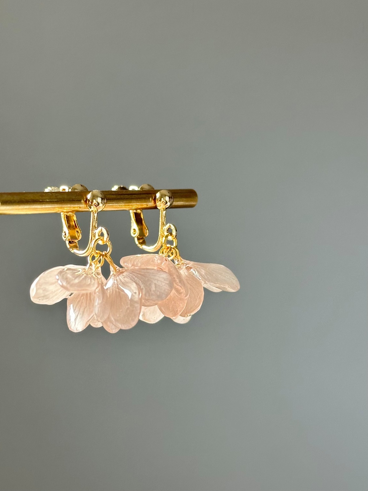 hydrangea pierce/earring