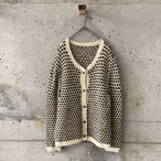 patterned knit jacket