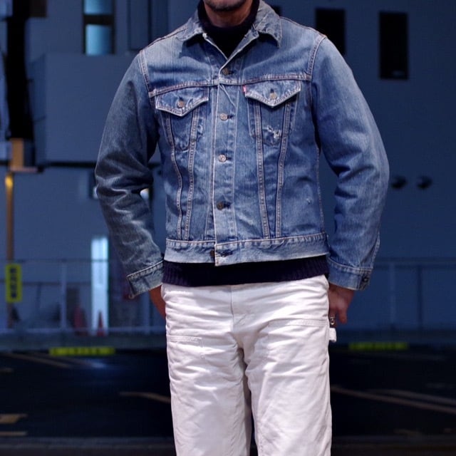 ＠蜂の巣 雰囲気抜群 Levi's70505 BiG E トラッカー ジャケット