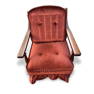 【ヴィンテージ 70's カシワ社製 １Ｐソファ】*