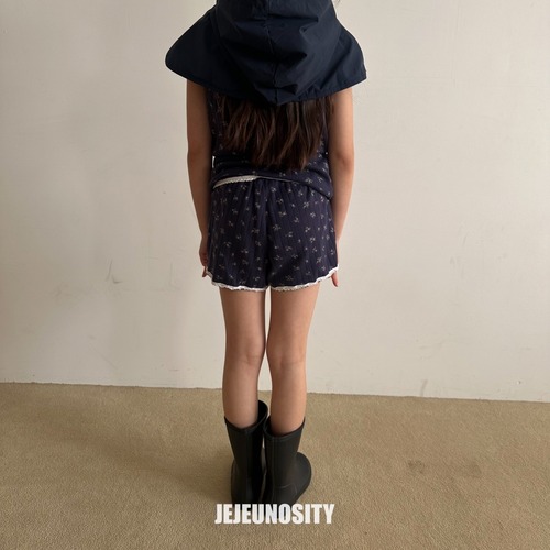 【予約】JEJEUNOSITY 花柄レースショートパンツ