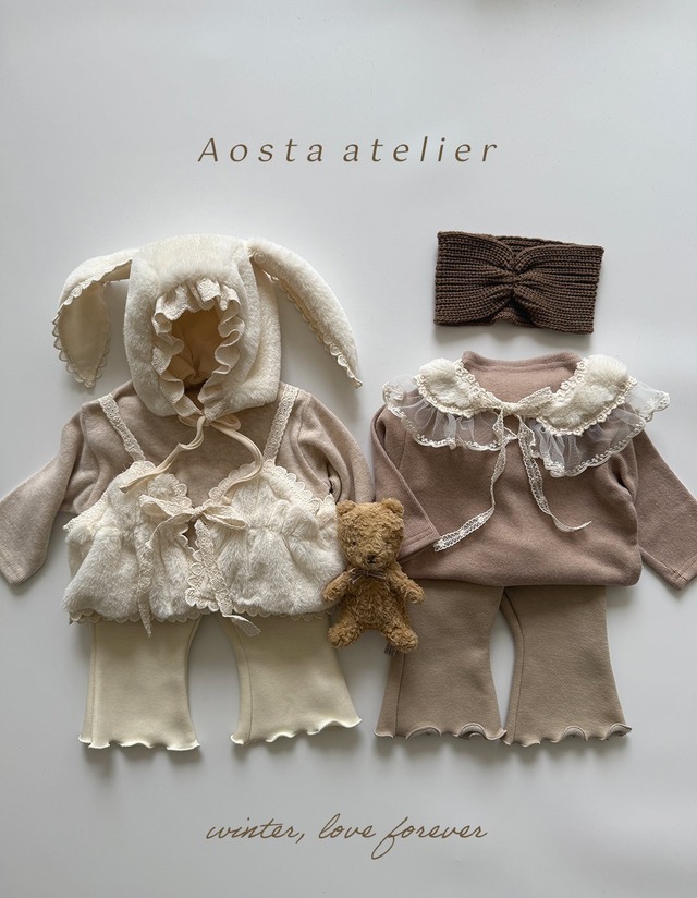 《即納》送料無料【Aosta】Fur princess cape