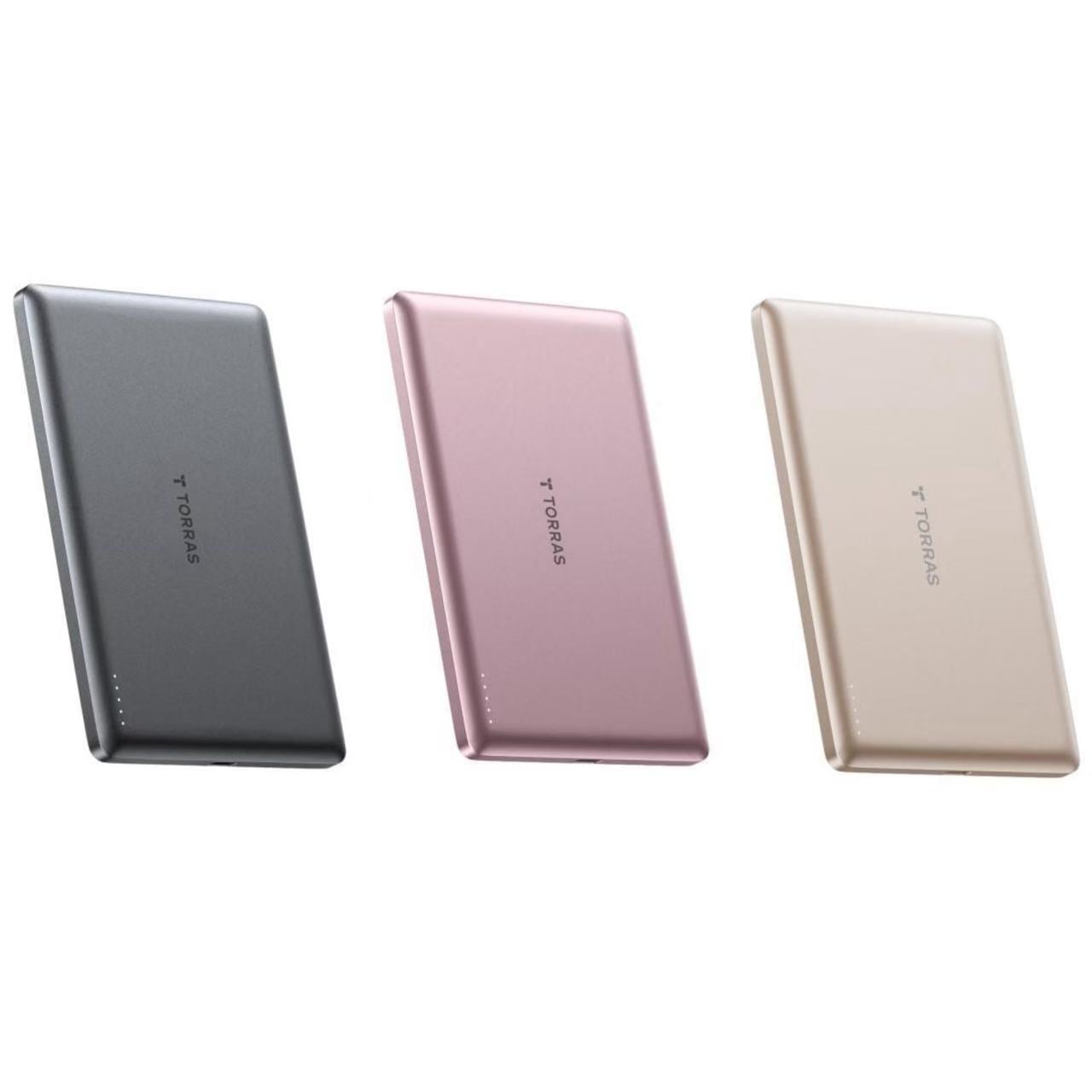 TORRAS(トラス)MiniMag Powerbank 5000mAh モバイルバッテリー 【MagSafe対応 極薄型ワイヤレス】