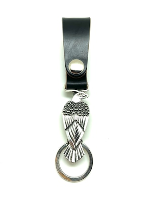 Leather Keyholder (EAGLE / SILVER)