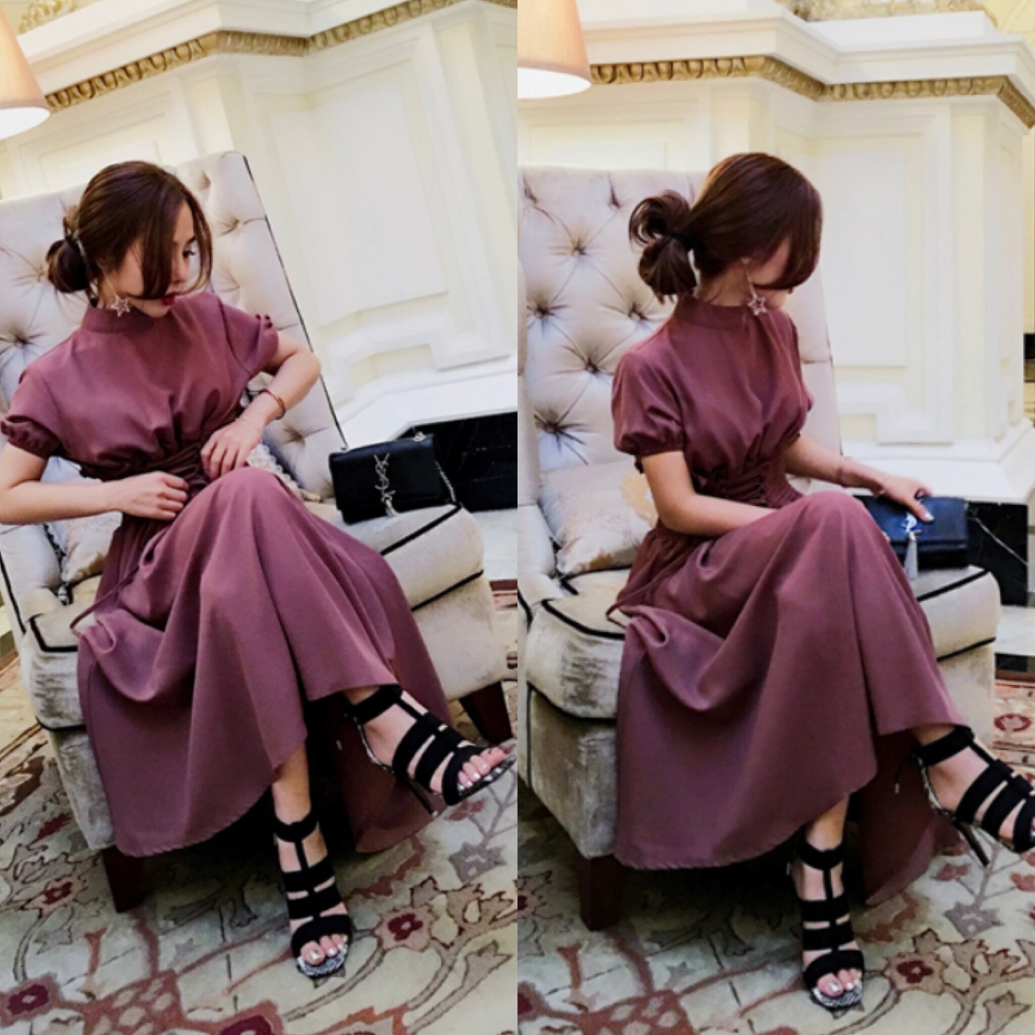 即納 インポート ドレス Zara スナイデル Emoda Ungrid Kbf 好き ロングワンピース マキシワンピース 結婚式 ウエディング 二次会 発表会 謝恩会 キャバ Mandskoreakawaiishop
