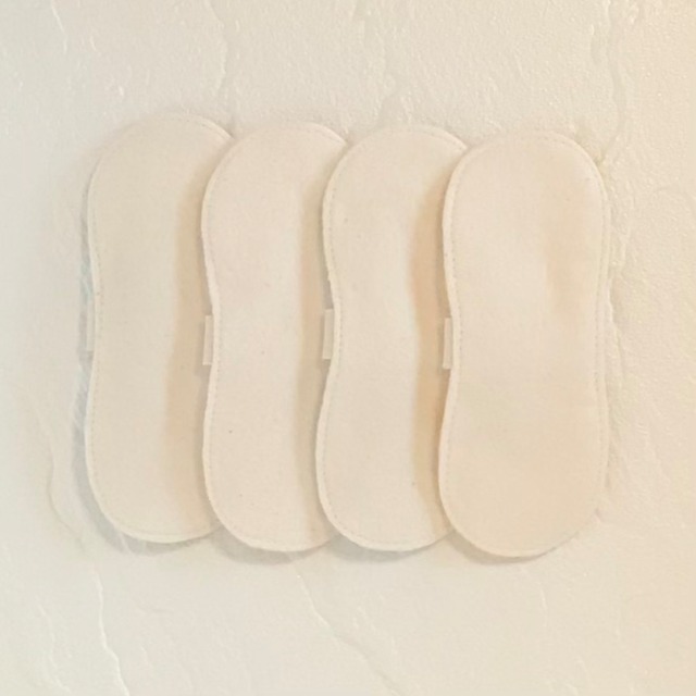 布ライナー 4枚セット フランネル 無添加・無漂白 78