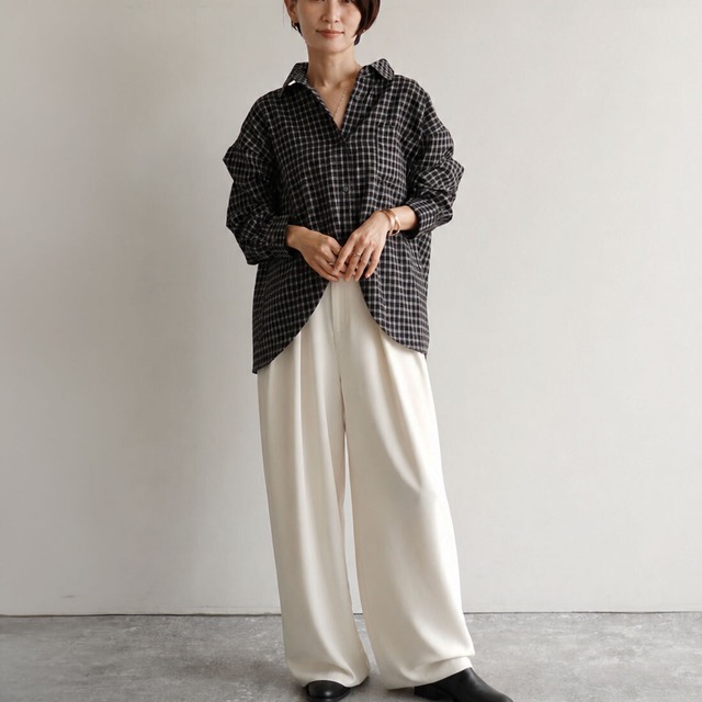 ソフトコットントラッドチェックシャツ　TS630059