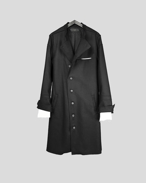 23AWご予約商品　ASKYY / NAPOLEON COAT / BLK