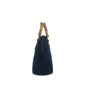 GUCCI グッチ ショルダーバッグ ネイビー スエード 2WAY ミニバッグ  