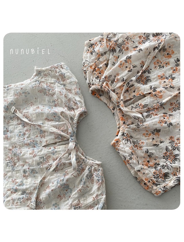 〘予約〙nunubiel / blossom blouse