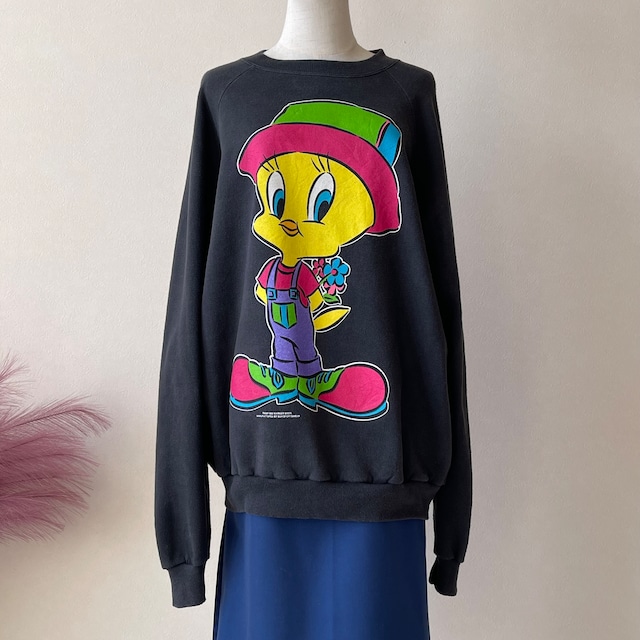 LOONEY TUNES 90s Tweety Print Sweat W150