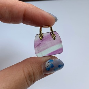 57.天然石とお出かけ☆フローライトカバン・バック