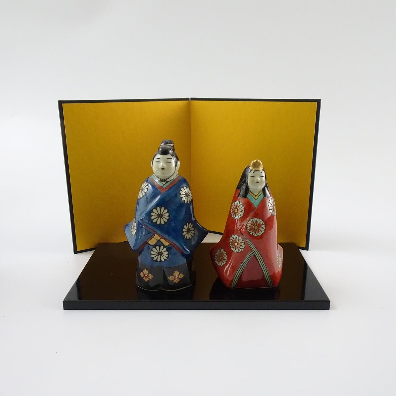 猿川谷 山徳窯有田焼 染付 山水図大花瓶 高さ57cm 超絶